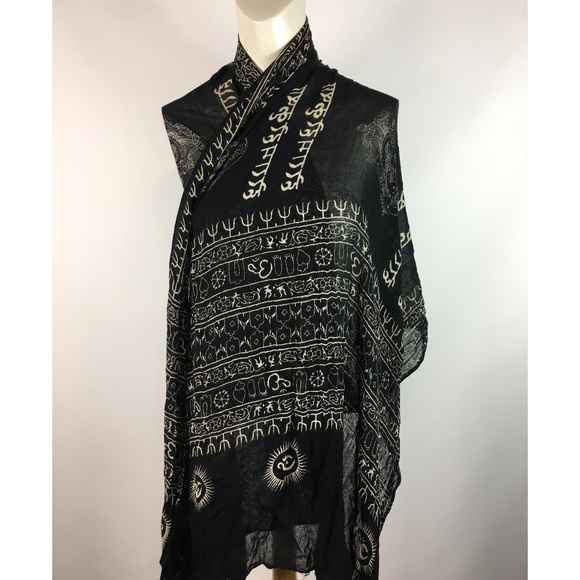 fashion Accessories - Fashion Ethnic Hindu Ganesha Pashmina